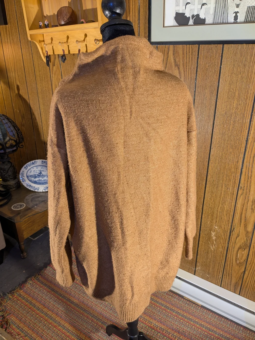 Joe Fresh Cozy Cowl-Neck Tunic Sweater in Camel - Picture 2 of 4